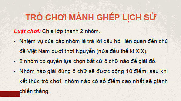 Giáo án điện tử Lịch Sử 8 Chân trời sáng tạo Bài 20: Cuộc kháng chiến chông thực dân Pháp xâm lược của nhân dân Việt Nam (1858-1884) | PPT Sử 8