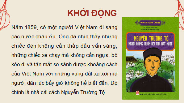 Giáo án điện tử Lịch Sử 8 Chân trời sáng tạo Bài 22: Trào lưu cải cách ở Việt Nam nửa cuối thế kỉ XIX | PPT Sử 8