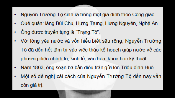 Giáo án điện tử Lịch Sử 8 Chân trời sáng tạo Bài 22: Trào lưu cải cách ở Việt Nam nửa cuối thế kỉ XIX | PPT Sử 8
