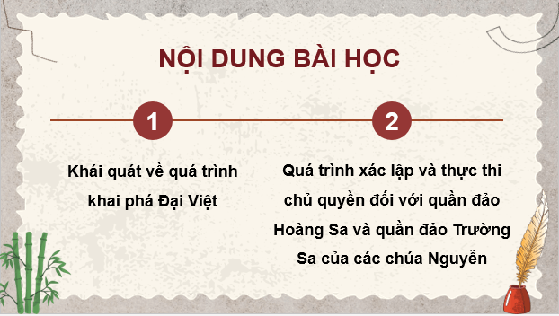 Giáo án điện tử Lịch Sử 8 Cánh diều Bài 5: Quá trình khai phá của Đại Việt trong các thế kỉ XVI - XVIII | PPT Sử 8