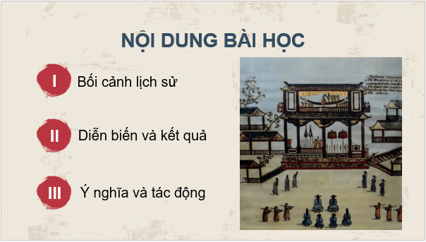 Giáo án điện tử Lịch Sử 8 Cánh diều Bài 6: Khởi nghĩa nông dân ở Đàng Ngoài thế kỉ XVIII | PPT Sử 8