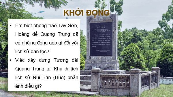 Giáo án điện tử Lịch Sử 8 Cánh diều Bài 7: Phong trào Tây Sơn thế kỉ XVIII | PPT Sử 8