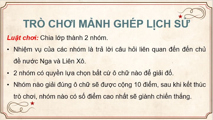 Giáo án điện tử Lịch Sử 9 Kết nối tri thức Bài 1: Nước Nga và Liên Xô từ năm 1918 đến năm 1945 | PPT Lịch Sử 9