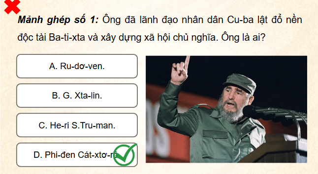 Giáo án điện tử Lịch Sử 9 Cánh diều Bài 11: Khu vực Mỹ La-tinh từ năm 1945 đến năm 1991 | PPT Lịch Sử 9