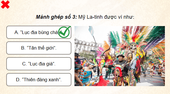 Giáo án điện tử Lịch Sử 9 Chân trời sáng tạo Bài 12: Mỹ La-tinh từ năm 1945 đến năm 1991 | PPT Lịch Sử 9