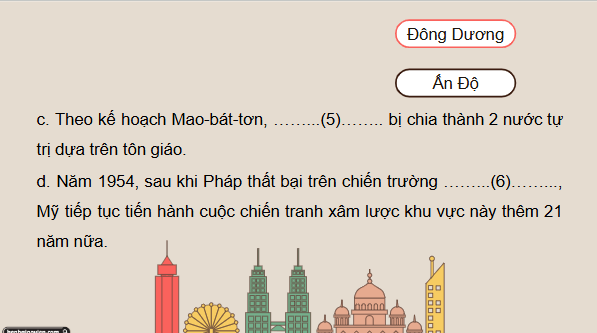 Giáo án điện tử Lịch Sử 9 Chân trời sáng tạo Bài 13: Một số nước ở châu Á từ năm 1945 đến năm 1991 | PPT Lịch Sử 9