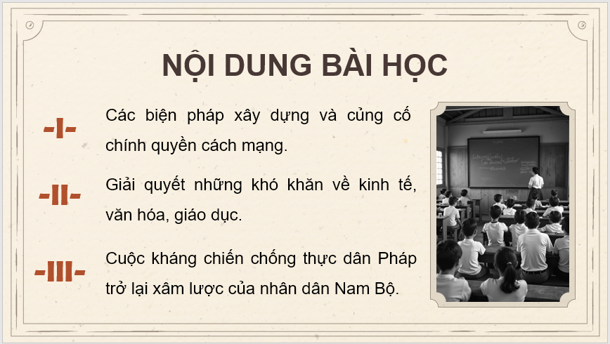 Giáo án điện tử Lịch Sử 9 Kết nối tri thức Bài 13: Việt Nam trong năm đầu sau Cách mạng tháng Tám năm 1945 | PPT Lịch Sử 9