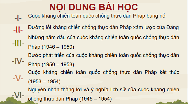 Giáo án điện tử Lịch Sử 9 Cánh diều Bài 13: Việt Nam từ năm 1946 đến năm 1954 | PPT Lịch Sử 9