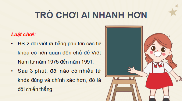 Giáo án điện tử Lịch Sử 9 Cánh diều Bài 15: Việt Nam từ năm 1975 đến 1991 | PPT Lịch Sử 9