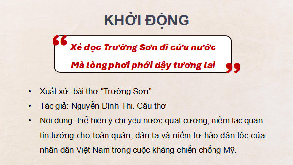 Giáo án điện tử Lịch Sử 9 Kết nối tri thức Bài 17: Việt Nam kháng chiến chống Mỹ, cứu nước, thống nhất đất nước giai đoạn 1965 – 1975 | PPT Lịch Sử 9