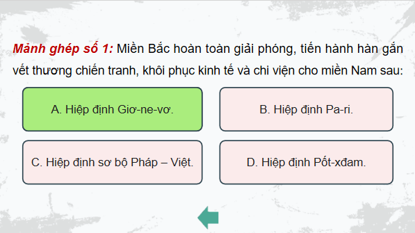 Giáo án điện tử Lịch Sử 9 Chân trời sáng tạo Bài 17: Việt Nam từ năm 1954 đến năm 1965 | PPT Lịch Sử 9