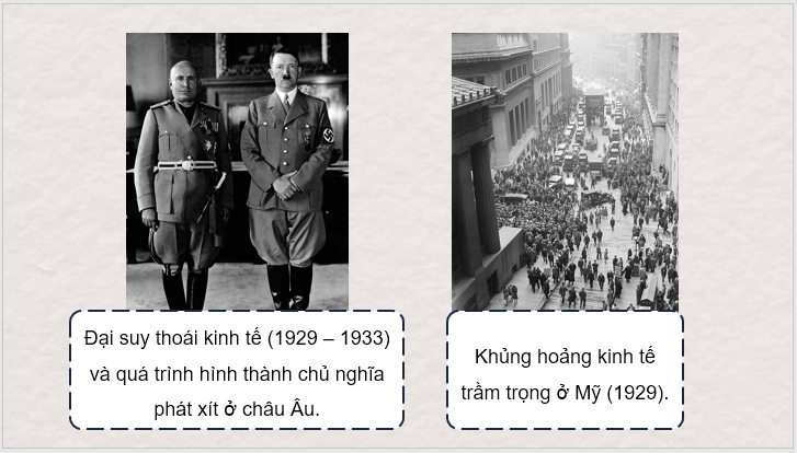 Giáo án điện tử Lịch Sử 9 Kết nối tri thức Bài 2: Châu Âu và nước Mỹ từ năm 1918 đến năm 1945 | PPT Lịch Sử 9