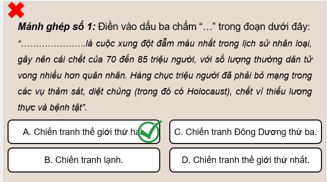 Giáo án điện tử Lịch Sử 9 Cánh diều Bài 4: Chiến tranh thế giới thứ hai (1939 - 1945) | PPT Lịch Sử 9