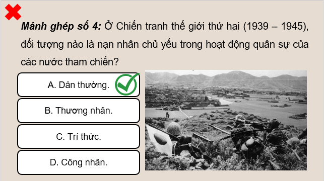 Giáo án điện tử Lịch Sử 9 Cánh diều Bài 4: Chiến tranh thế giới thứ hai (1939 - 1945) | PPT Lịch Sử 9