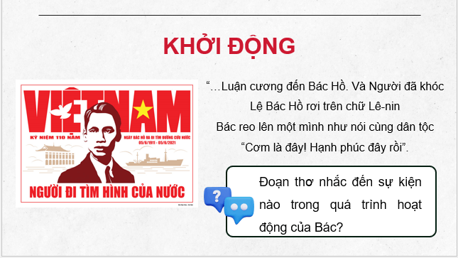 Giáo án điện tử Lịch Sử 9 Cánh diều Bài 5: Việt Nam từ năm 1918 đến năm 1930 | PPT Lịch Sử 9