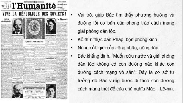Giáo án điện tử Lịch Sử 9 Cánh diều Bài 5: Việt Nam từ năm 1918 đến năm 1930 | PPT Lịch Sử 9
