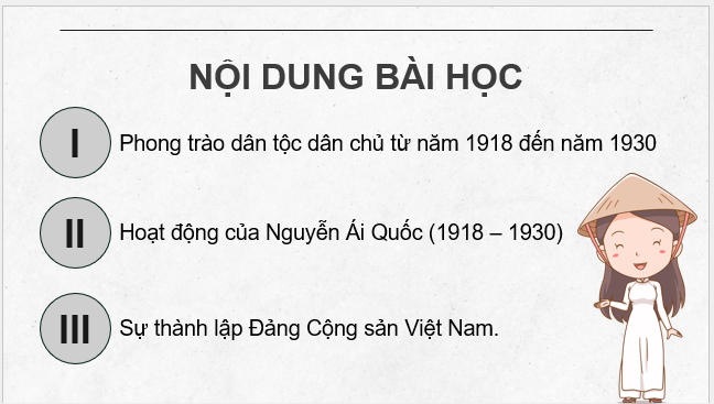 Giáo án điện tử Lịch Sử 9 Cánh diều Bài 5: Việt Nam từ năm 1918 đến năm 1930 | PPT Lịch Sử 9