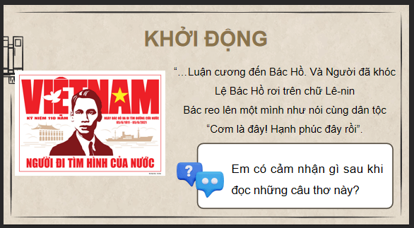 Giáo án điện tử Lịch Sử 9 Chân trời sáng tạo Bài 6: Hoạt động của Nguyễn Ái Quốc và sự thành lập Đảng Cộng sản Việt Nam | PPT Lịch Sử 9