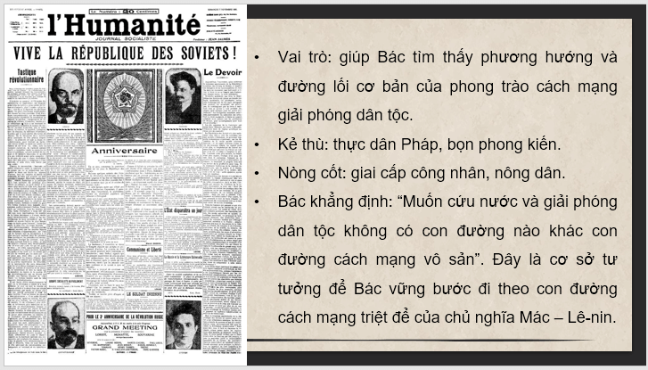 Giáo án điện tử Lịch Sử 9 Kết nối tri thức Bài 6: Hoạt động của Nguyễn Ái Quốc và sự thành lập Đảng Cộng sản Việt Nam | PPT Lịch Sử 9