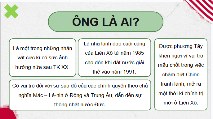 Giáo án điện tử Lịch Sử 9 Cánh diều Bài 7: Chiến tranh lạnh (1947 - 1989) | PPT Lịch Sử 9
