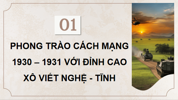 Giáo án điện tử Lịch Sử 9 Chân trời sáng tạo Bài 7: Phong trào cách mạng Việt Nam thời kì 1930 – 1939 | PPT Lịch Sử 9