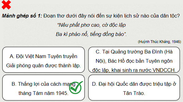 Giáo án điện tử Lịch Sử 9 Chân trời sáng tạo Bài 8: Cách mạng tháng Tám năm 1945 | PPT Lịch Sử 9