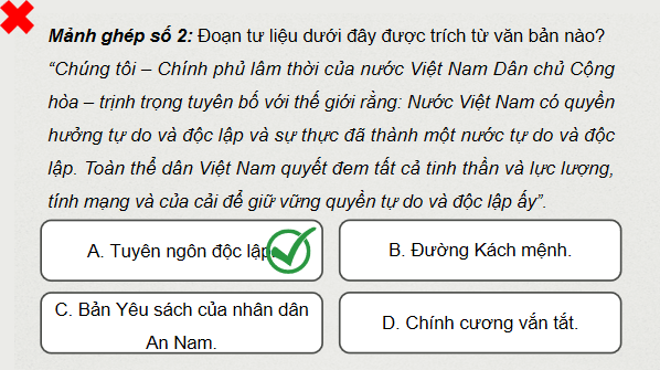 Giáo án điện tử Lịch Sử 9 Chân trời sáng tạo Bài 8: Cách mạng tháng Tám năm 1945 | PPT Lịch Sử 9