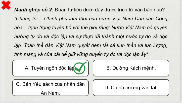 Giáo án điện tử Lịch Sử 9 Kết nối tri thức Bài 8: Cách mạng tháng Tám năm 1945 | PPT Lịch Sử 9