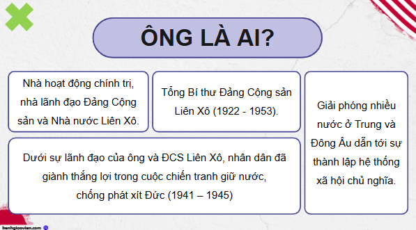 Giáo án điện tử Lịch Sử 9 Chân trời sáng tạo Bài 9: Chiến tranh lạnh (1947 – 1989) | PPT Lịch Sử 9