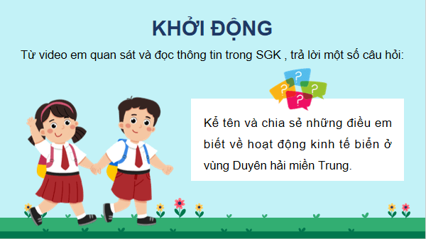 Giáo án điện tử Lịch Sử và Địa Lí lớp 4 Cánh diều Bài 12: Dân cư, hoạt động sản xuất và một số nét văn hóa ở vùng Duyên hải miền Trung | PPT Lịch Sử và Địa Lí 4