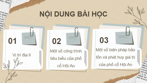 Giáo án điện tử Lịch Sử và Địa Lí lớp 4 Cánh diều Bài 14: Phố cổ Hội An | PPT Lịch Sử và Địa Lí 4