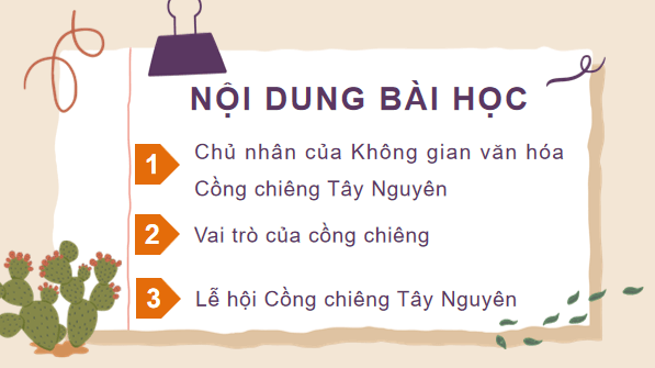 Giáo án điện tử Lịch Sử và Địa Lí lớp 4 Cánh diều Bài 17: Lễ hội Cồng chiêng Tây Nguyên | PPT Lịch Sử và Địa Lí 4