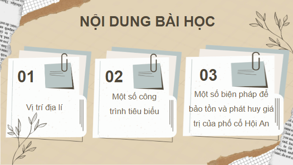 Giáo án điện tử Lịch Sử và Địa Lí lớp 4 Chân trời sáng tạo Bài 18: Phố cổ Hội An | PPT Lịch Sử và Địa Lí 4
