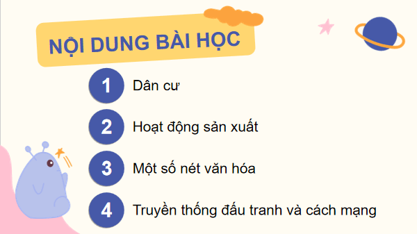 Giáo án điện tử Lịch Sử và Địa Lí lớp 4 Cánh diều Bài 19: Dân cư, hoạt động sản xuất và một số nét văn hóa ở vùng Nam Bộ | PPT Lịch Sử và Địa Lí 4