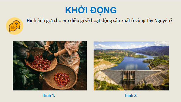 Giáo án điện tử Lịch Sử và Địa Lí lớp 4 Chân trời sáng tạo Bài 20: Dân cư và hoạt động sản xuất ở vùng Tây Nguyên | PPT Lịch Sử và Địa Lí 4