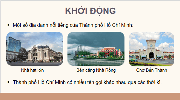 Giáo án điện tử Lịch Sử và Địa Lí lớp 4 Cánh diều Bài 20: Thành phố Hồ Chí Minh | PPT Lịch Sử và Địa Lí 4
