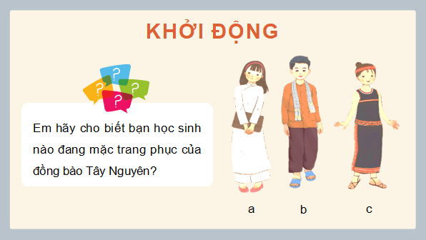 Giáo án điện tử Lịch Sử và Địa Lí lớp 4 Chân trời sáng tạo Bài 21: Một số nét văn hóa và lịch sử của đồng bào Tây Nguyên | PPT Lịch Sử và Địa Lí 4