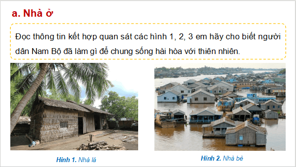 Giáo án điện tử Lịch Sử và Địa Lí lớp 4 Chân trời sáng tạo Bài 25: Một số nét văn hóa và truyền thống cách mạng ở vùng Nam Bộ | PPT Lịch Sử và Địa Lí 4
