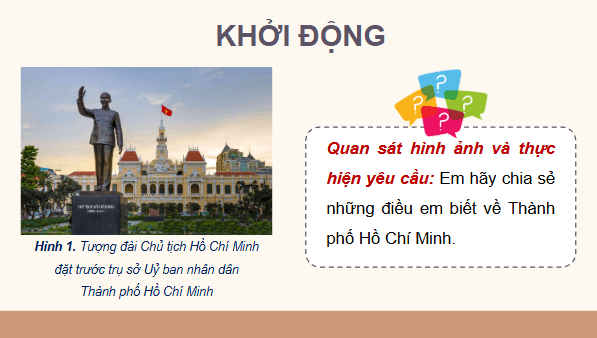 Giáo án điện tử Lịch Sử và Địa Lí lớp 4 Chân trời sáng tạo Bài 26: Thành phố Hồ Chí Minh | PPT Lịch Sử và Địa Lí 4