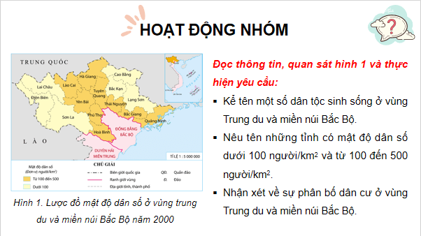 Giáo án điện tử Lịch Sử và Địa Lí lớp 4 Cánh diều Bài 4: Dân cư, hoạt động sản xuất và một số nét văn hóa ở vùng Trung du và miền núi Bắc Bộ | PPT Lịch Sử và Địa Lí 4