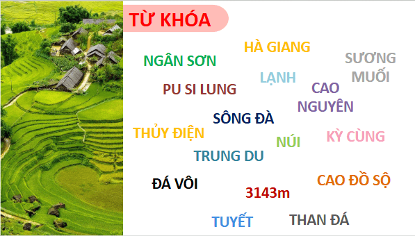Giáo án điện tử Lịch Sử và Địa Lí lớp 4 Kết nối tri thức Bài 4: Thiên nhiên vùng Trung du và miền núi Bắc Bộ | PPT Lịch Sử và Địa Lí 4