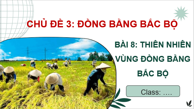 Giáo án điện tử Lịch Sử và Địa Lí lớp 4 Kết nối tri thức Bài 8: Thiên nhiên vùng Đồng bằng Bắc Bộ | PPT Lịch Sử và Địa Lí 4