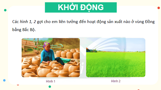 Giáo án điện tử Lịch Sử và Địa Lí lớp 4 Chân trời sáng tạo Bài 9: Dân cư và hoạt động sản xuất ở vùng đồng bằng Bắc Bộ | PPT Lịch Sử và Địa Lí 4