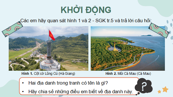 Giáo án điện tử Lịch Sử và Địa Lí lớp 5 Chân trời sáng tạo Bài 1: Vị trí địa lí, lãnh thổ, đơn vị hành chính, Quốc kì, Quốc huy, Quốc ca | PPT Lịch Sử và Địa Lí 5
