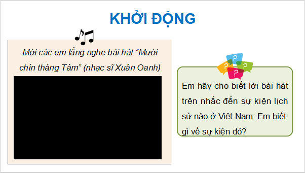Giáo án điện tử Lịch Sử và Địa Lí lớp 5 Chân trời sáng tạo Bài 13: Cách mạng tháng Tám năm 1945 | PPT Lịch Sử và Địa Lí 5