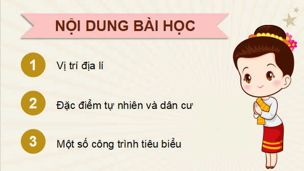 Giáo án điện tử Lịch Sử và Địa Lí lớp 5 Kết nối tri thức Bài 19: Nước Cộng hoà Dân chủ Nhân dân Lào | PPT Lịch Sử và Địa Lí 5