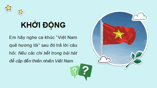 Giáo án điện tử Lịch Sử và Địa Lí lớp 5 Chân trời sáng tạo Bài 2: Thiên nhiên Việt Nam | PPT Lịch Sử và Địa Lí 5