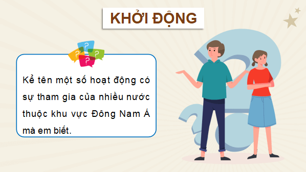 Giáo án điện tử Lịch Sử và Địa Lí lớp 5 Chân trời sáng tạo Bài 20: Hiệp hội các quốc gia Đông Nam Á (ASEAN) | PPT Lịch Sử và Địa Lí 5