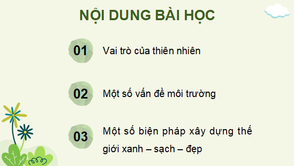 Giáo án điện tử Lịch Sử và Địa Lí lớp 5 Chân trời sáng tạo Bài 25: Xây dựng thế giới xanh - sạch - đẹp | PPT Lịch Sử và Địa Lí 5