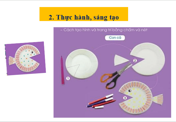 Giáo án điện tử Mĩ thuật lớp 1 Cánh diều Bài 7: Trang trí bằng chấm và nét | PPT Mĩ thuật 1